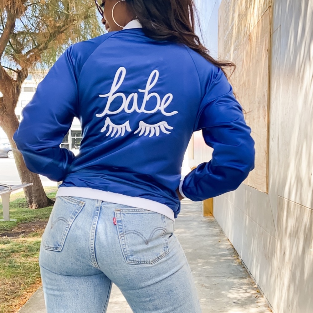 Embroidered Bomber Jacket